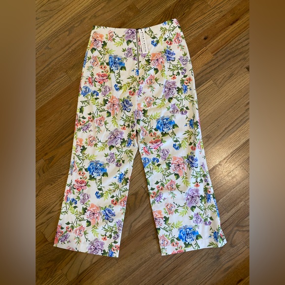 NWT Alice + Olivia Lorinda Clean Super High-Waist Ankle Pants in size 8 - Picture 7 of 9